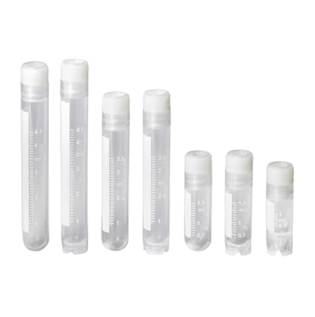 BIOCISION LLC TruCool® Cryogenic Vials 1.0 mL Self Standing Sterile (5 X 100/pack, 500/case)