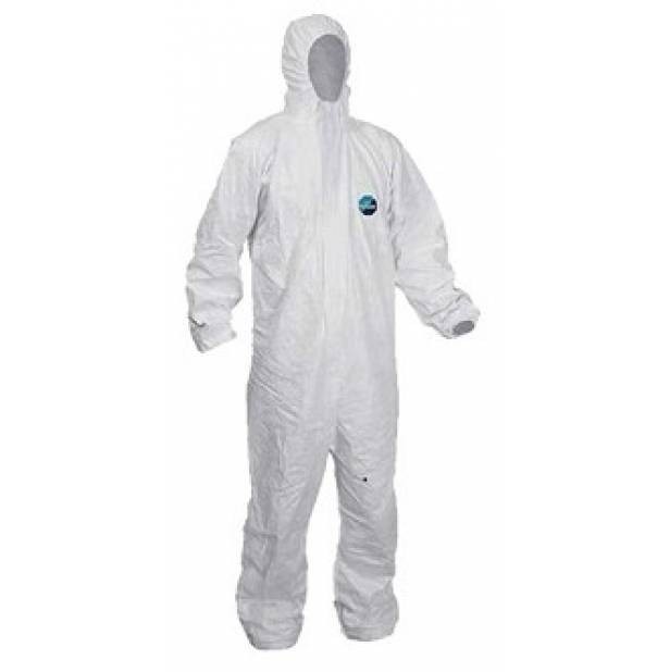 DuPont Tyvek 400 Hooded Coverall, White