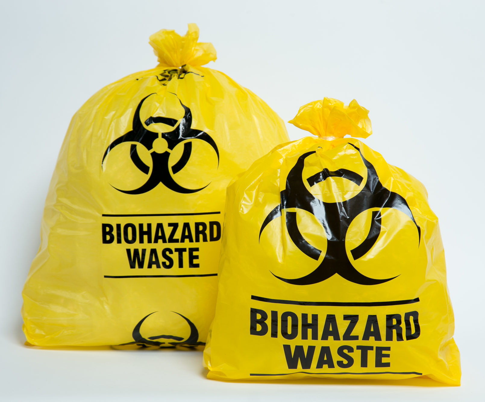 LDPE BIOHAZARD WASTE BAG YELLOW
