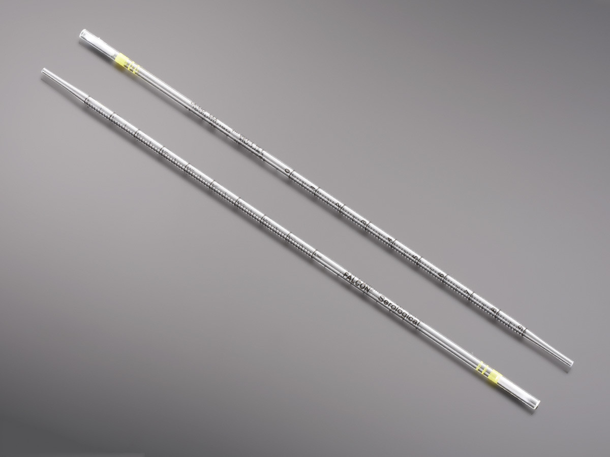 Falcon® 1 mL Serological Pipet, Polystyrene, 0.01 Increments, Individually Packed, Sterile