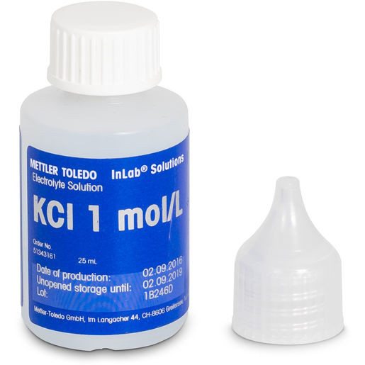 Electrolyte KCl 1M 25 mL Bottle