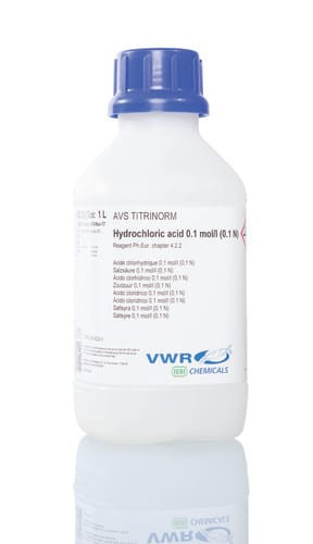 Hydrochloric acid 0.1 mol/l (0.1 N), AVS TITRINORM Reag. Ph. Eur. volumetric solution