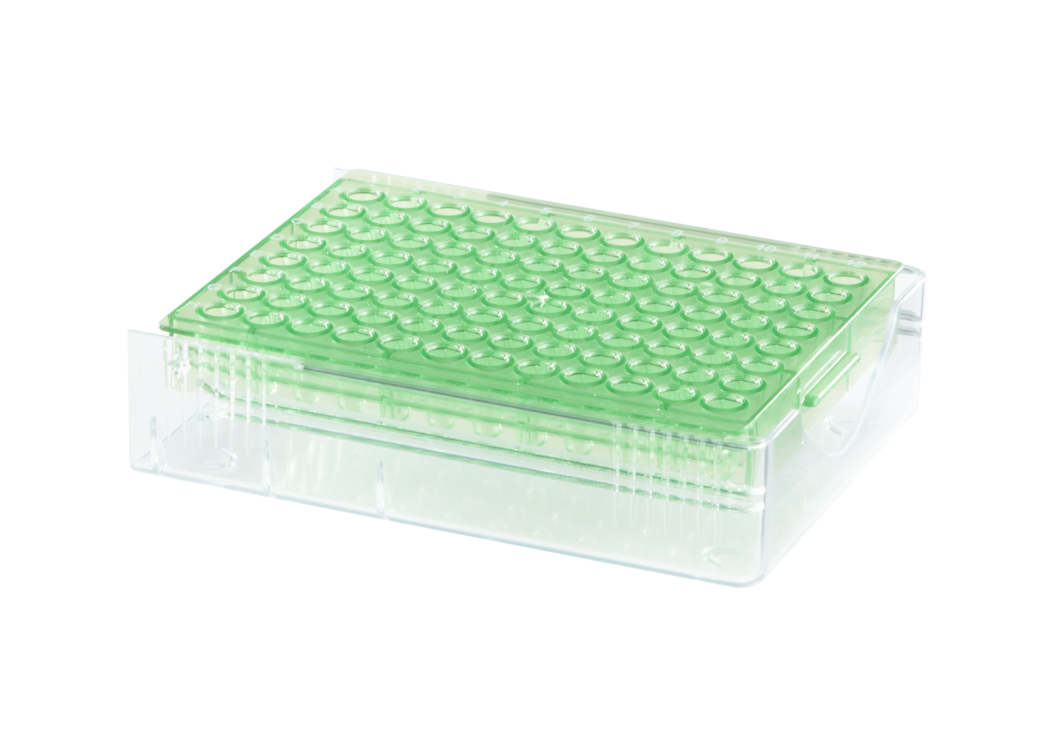 Low Temp PCR Rack, 96 well, Green