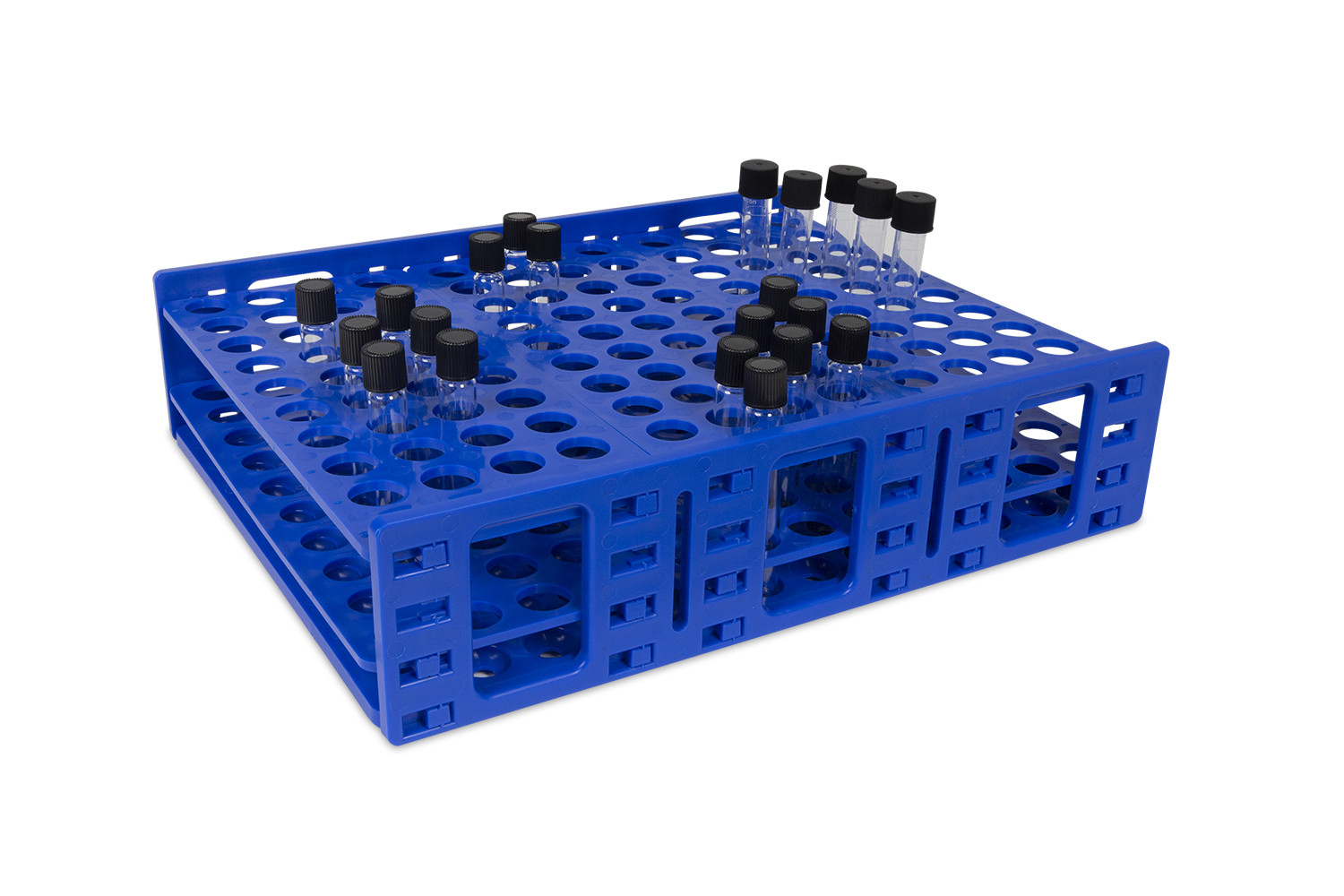 Mega Racks® Tube Rack for 18-20mm Tubes, Blue
