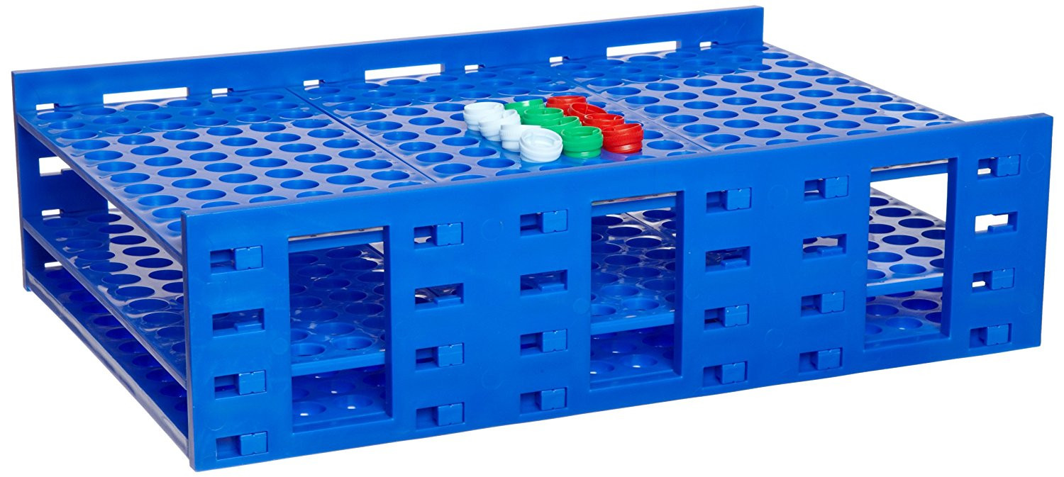 Mega Racks® Tube Rack for 10-13mm Tubes, Blue