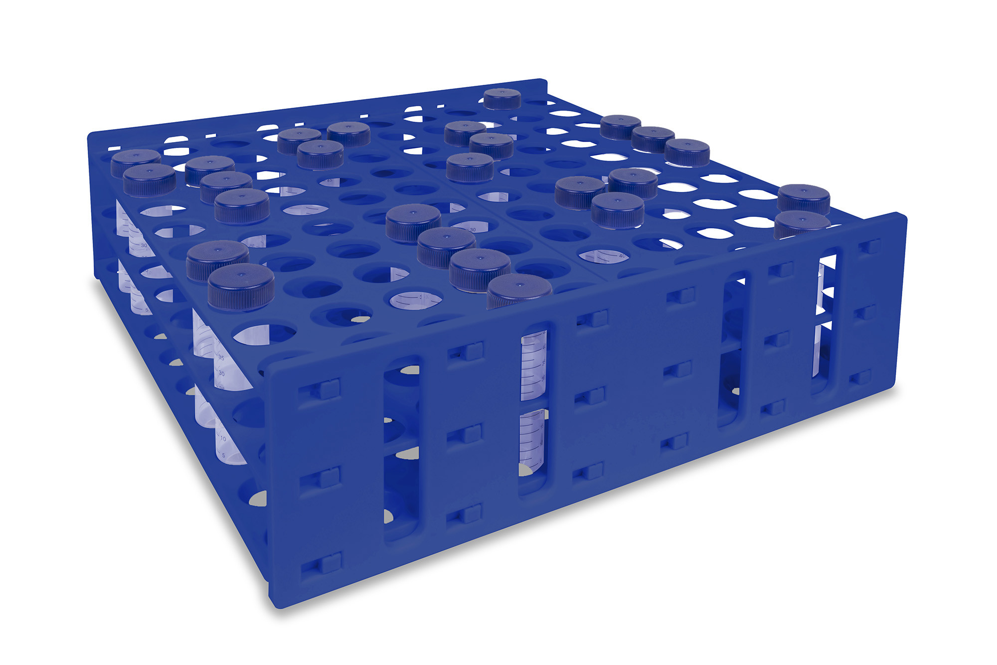 Mega Racks® Tube Rack for 28-32mm Tubes, Blue