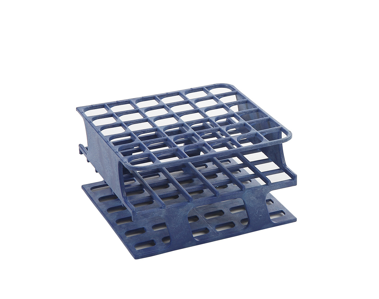 OneRack® Tube Rack Half POM 13mm 36-Place, Blue