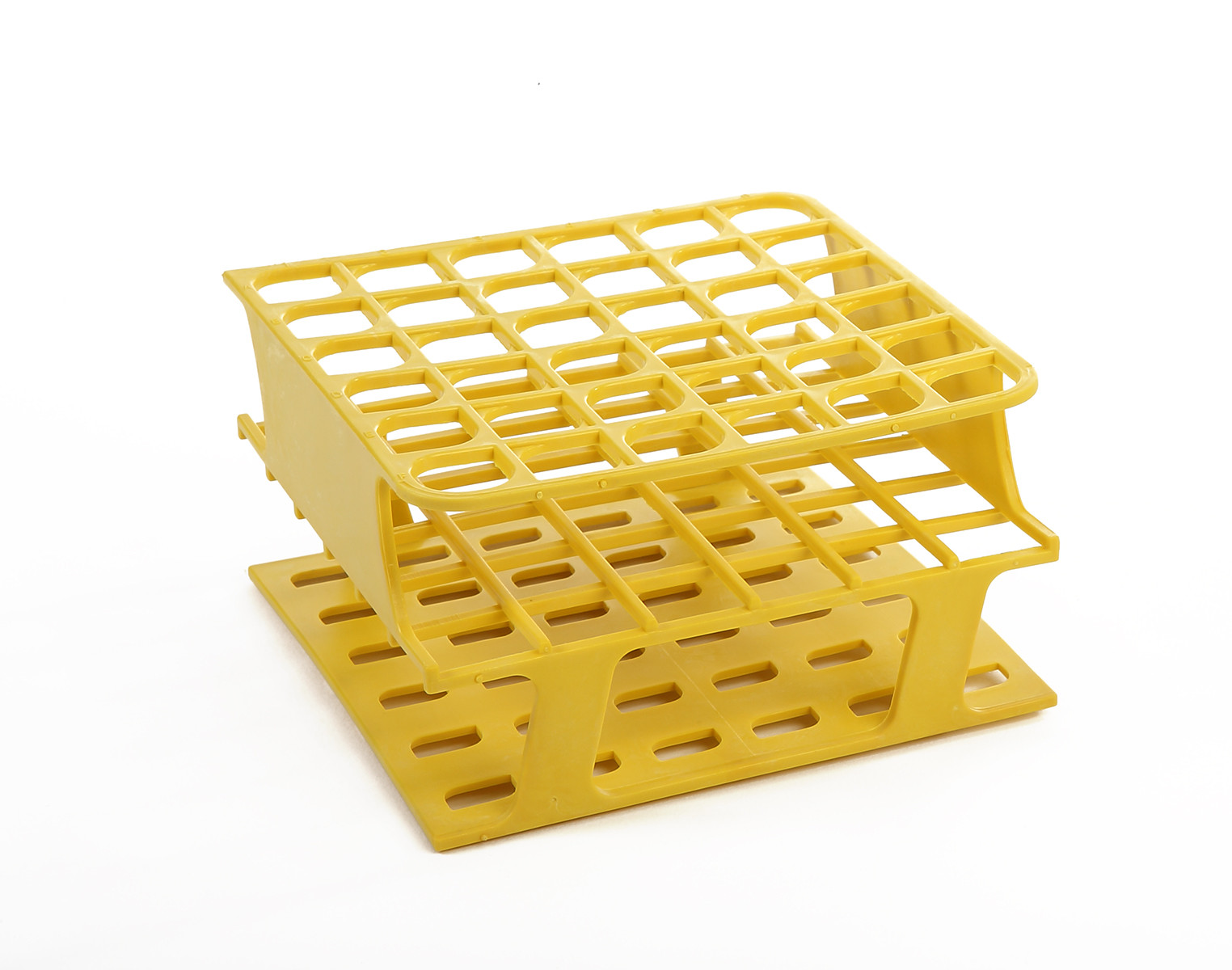 OneRack® Tube Rack Half POM 16mm 36-Place, Yellow