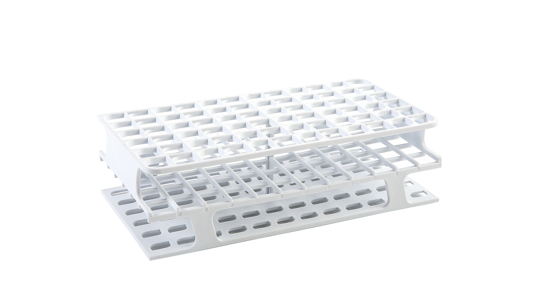 OneRack® Tube Rack Full POM 13mm 72-Place, White