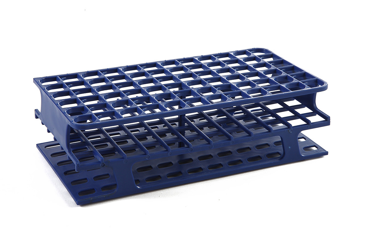 OneRack® Tube Rack Full PP 13mm 72-Place, Blue