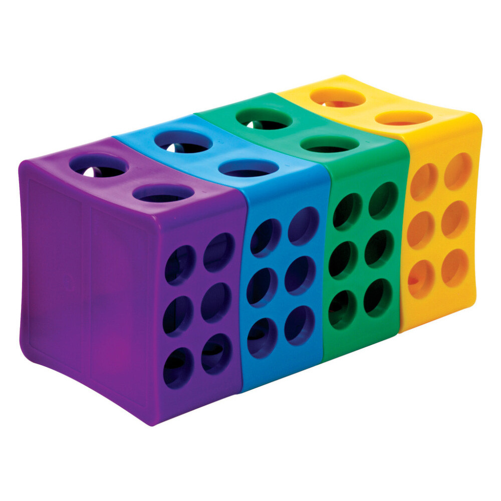 Rota-Rack® Rotating 4-Way Tube Rack, Large Tubes, Assorted