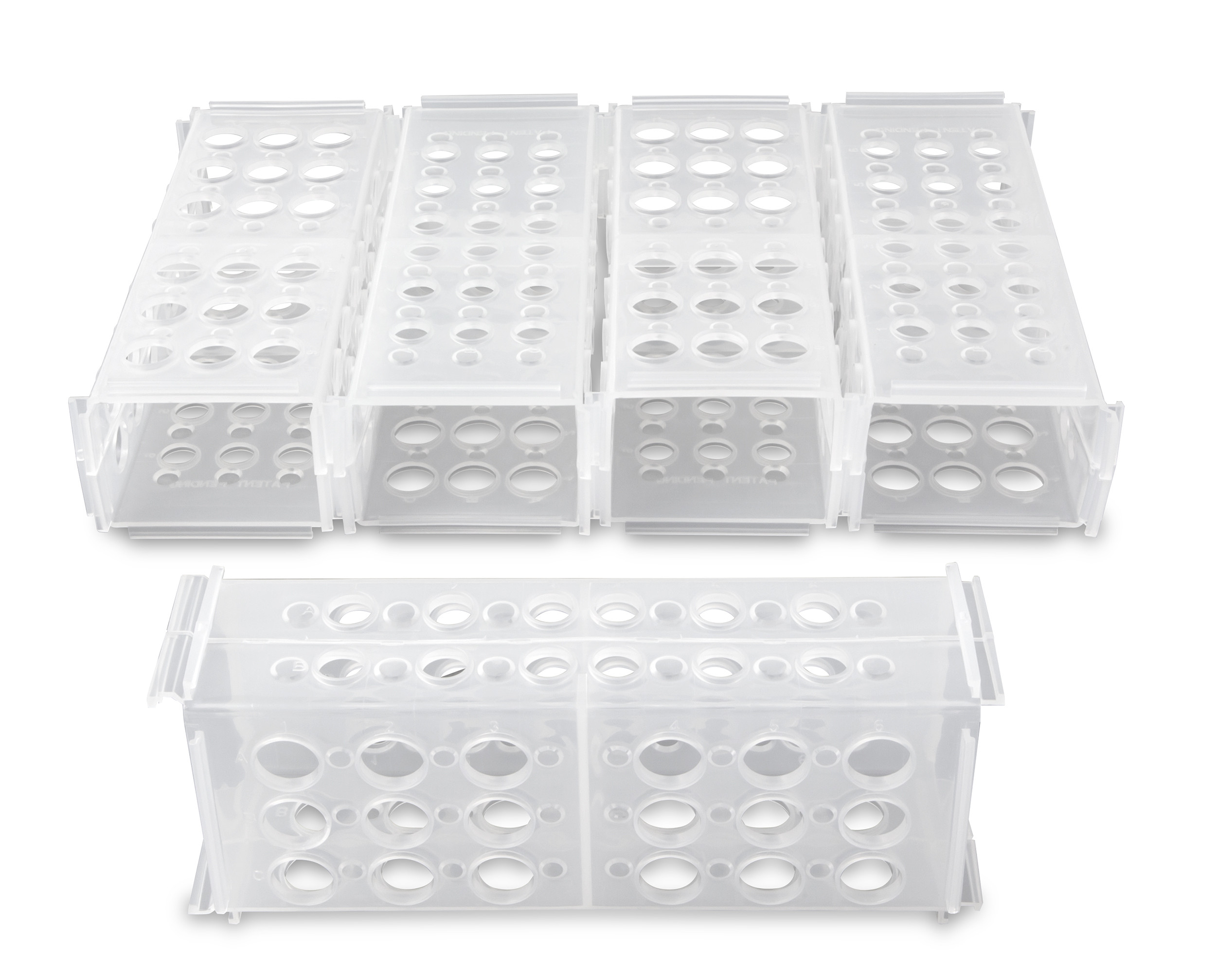 4 Way Rack Clinical, Natural, pk5