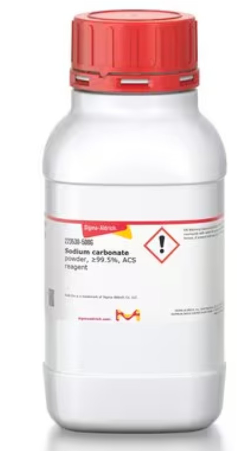 223530-500G Sodium Carbonate, Powder, ≥99.5%, ACS reagent, 500G