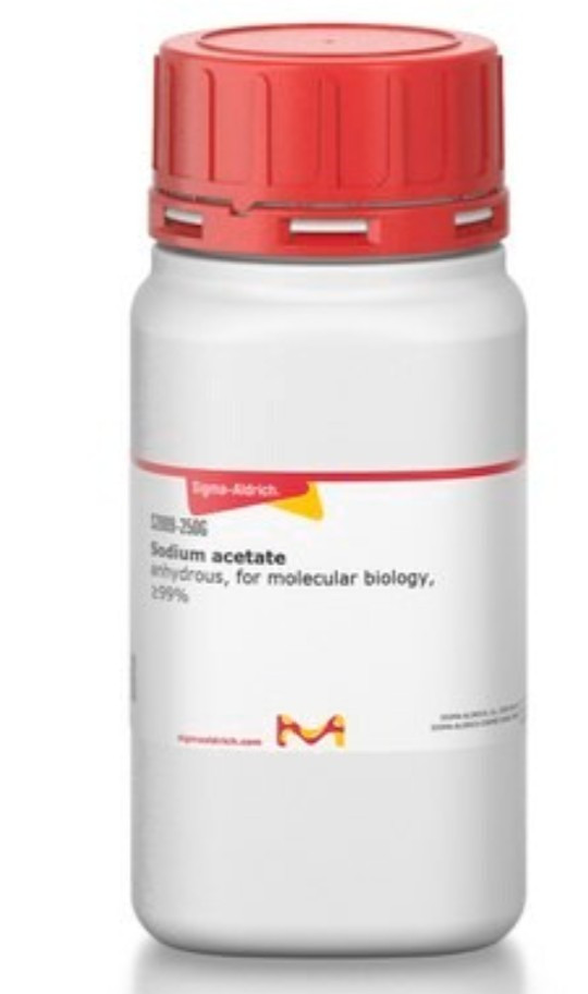 S2889-250G Sodium Acetate, anhydrous, Molecular Biology, ≥99%, 250 G