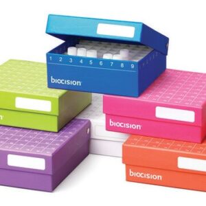 BioCision TruCool Hinged CryoBox, 81-Place, Assorted Colors