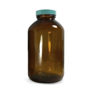 Qorpak Ultra-Clean Amber Wide-Mouth Packer Bottle
