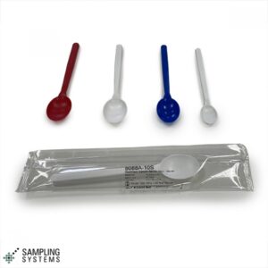Sampling Systems SteriWare Sterile White Polystyrene Sample Spoons
